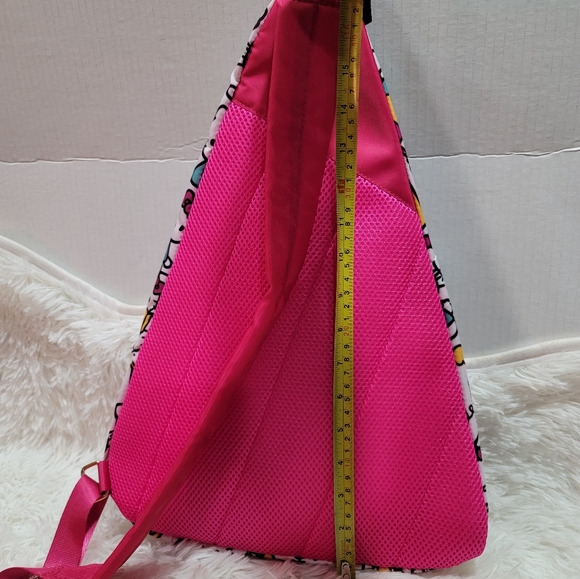 Hello Kitty Multi Color Crossbody Sling Backpack! Brand New With Tags - Picture 3 of 3